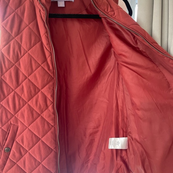 Women's SoftQuilted Vest - Rusted Red - Picture 6 of 6